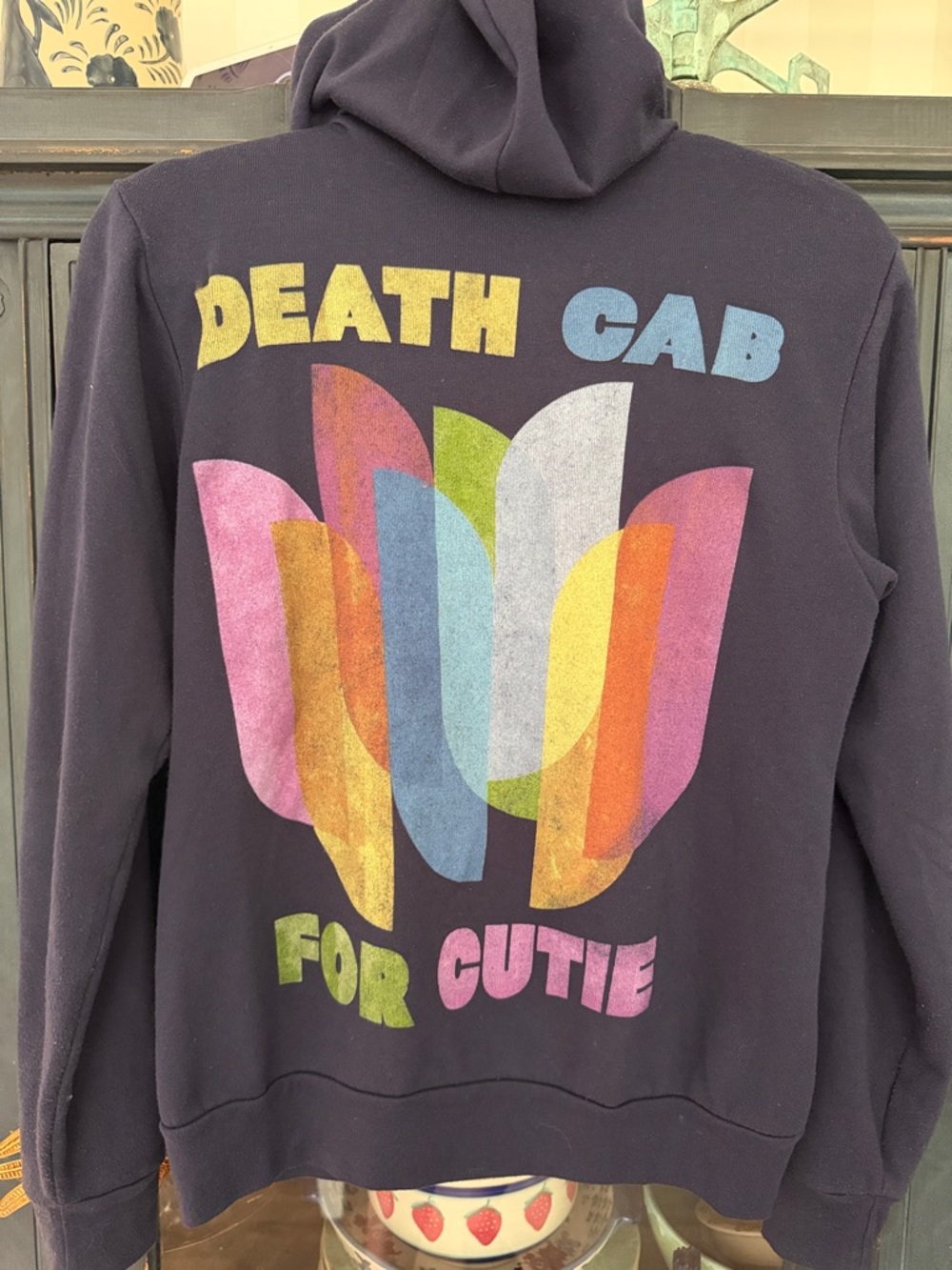 Death Cab For Cutie zip-up hoodie, size S